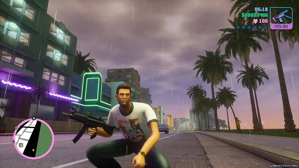 MP5 from Postal 2 / GTA Vice City: The Definitive Edition