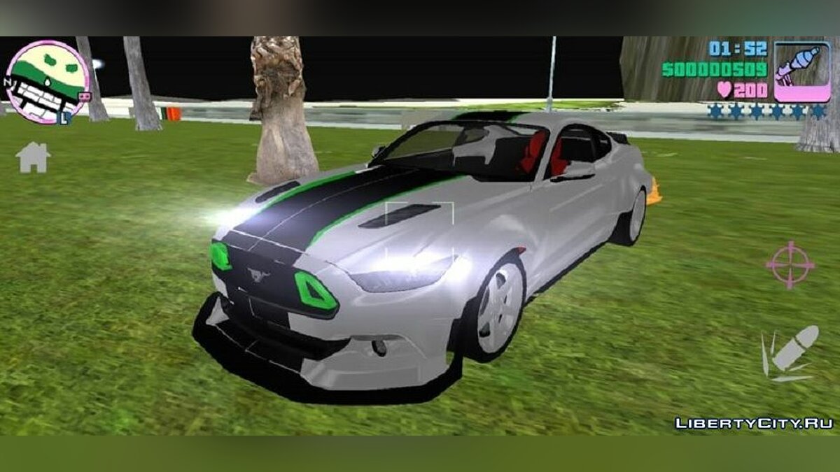 Скачать Mustang RTR NFS Payback Style для GTA Vice City (iOS, Android)