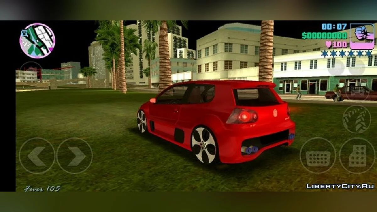 Volkswagen Gofl GTI W12-650 / GTA Vice City (iOS, Android)