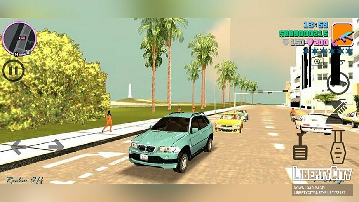 BMW X5 for GTA Vice City (iOS, Android) - Картинка #1