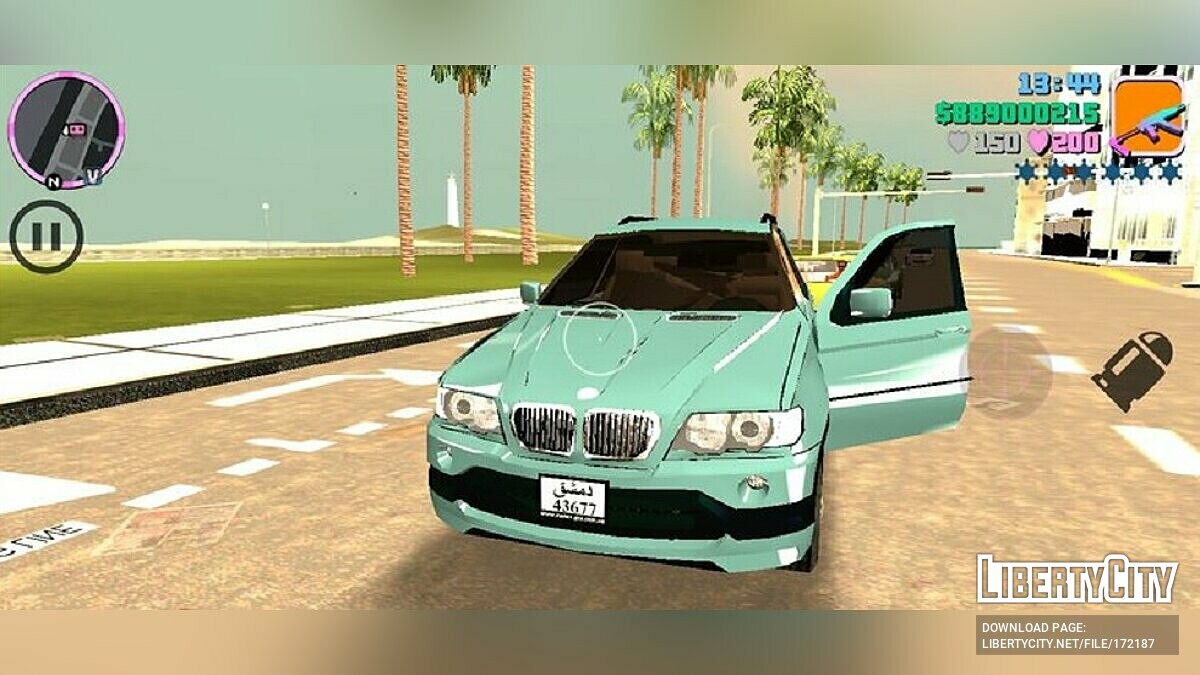BMW X5 for GTA Vice City (iOS, Android) - Картинка #3