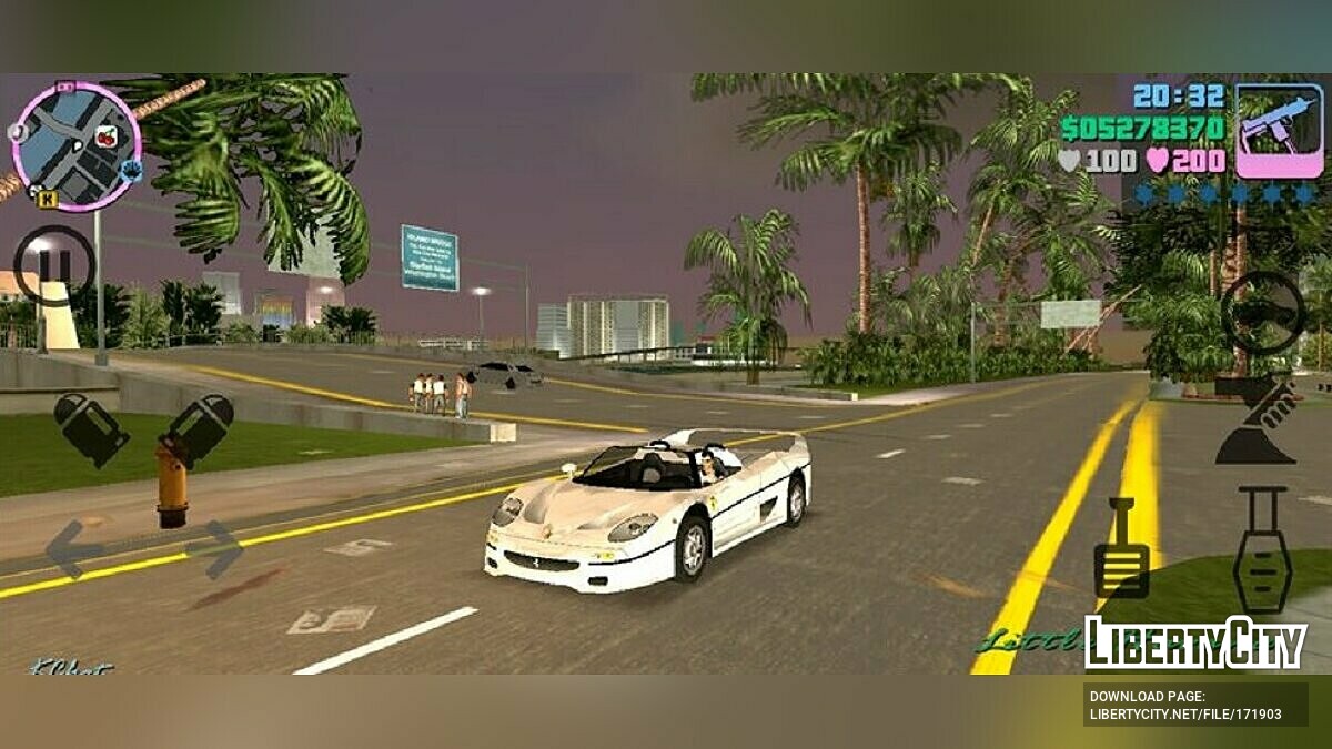Ferrari F50 for GTA Vice City (iOS, Android) - Картинка #5