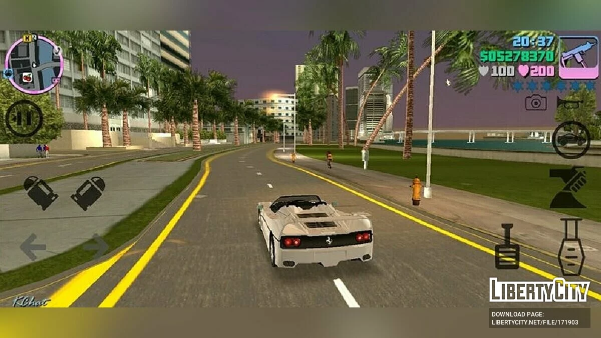 Ferrari F50 / GTA Vice City (iOS, Android)