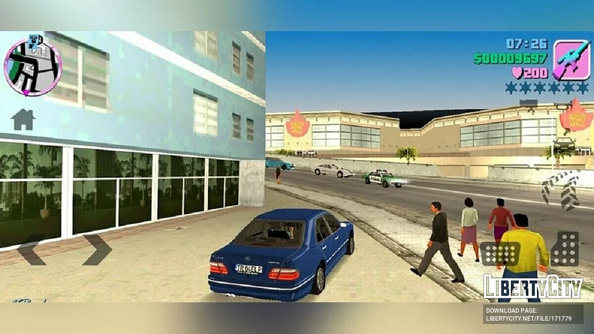 Mercedes-Benz e55 AMG / GTA Vice City (iOS, Android)