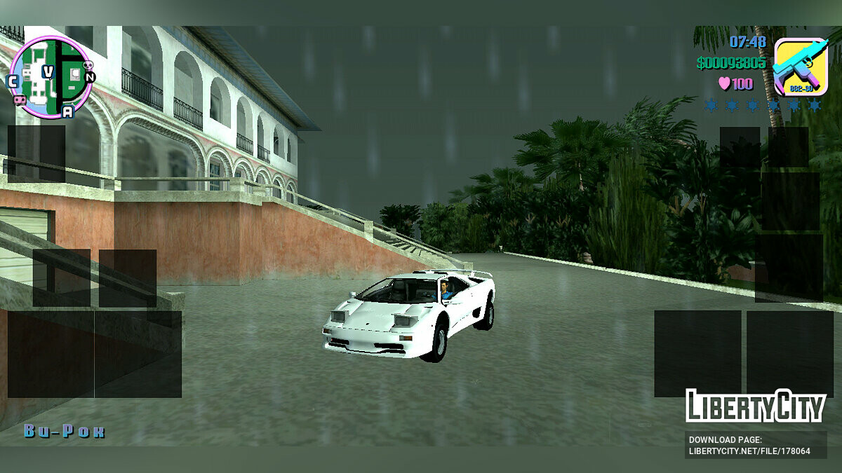 Lamborghini Diablo for GTA Vice City (iOS, Android) - Картинка #2