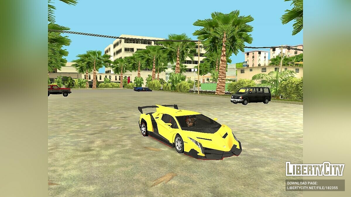 Lamborghini Veneno for GTA Vice City (iOS, Android) - Картинка #3
