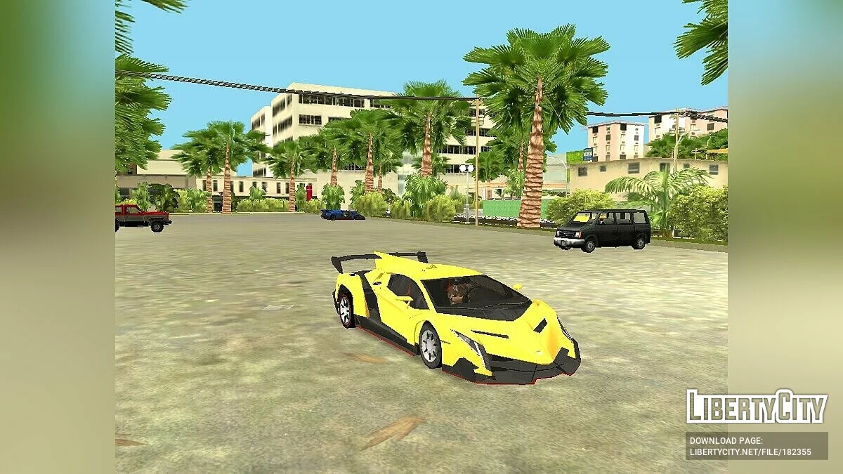 Lamborghini Veneno / GTA Vice City (iOS, Android)