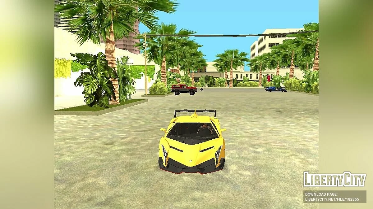 Lamborghini Veneno / GTA Vice City (iOS, Android)
