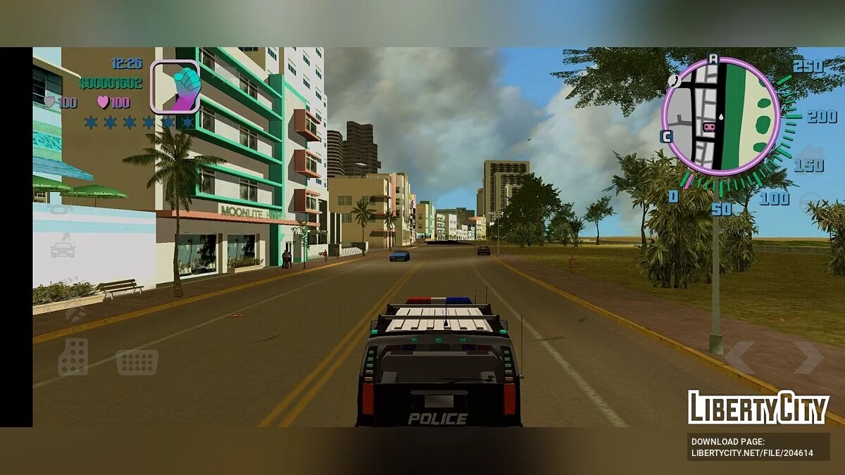 Hummer H2 Полицейский (только DFF) / GTA Vice City (iOS, Android)