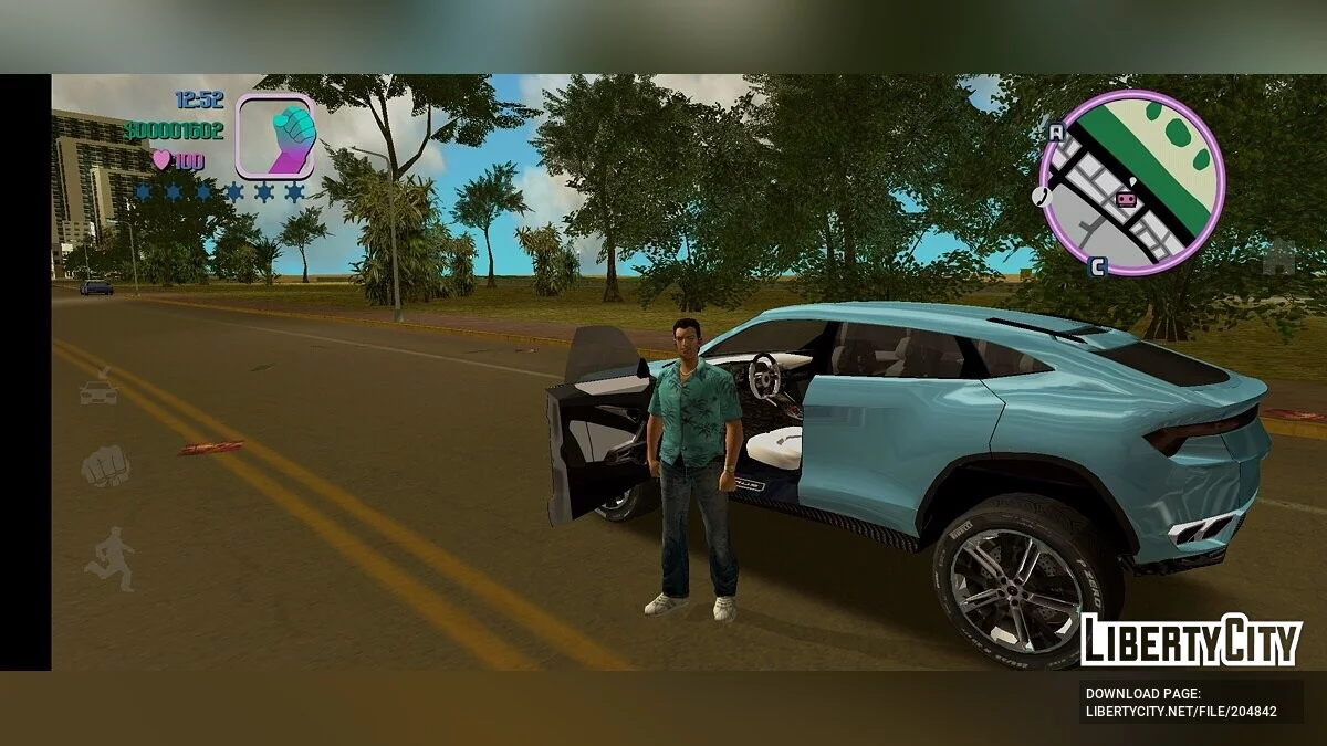 Lamborghini Urus / GTA Vice City (iOS, Android)