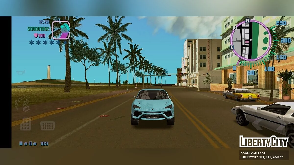Lamborghini Urus / GTA Vice City (iOS, Android)