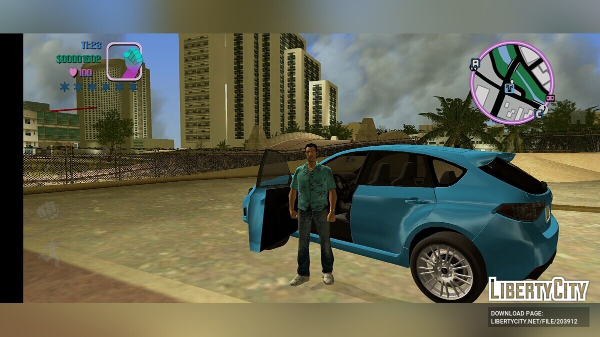 Скачать Toyota Subaru Impreza для GTA Vice City (iOS, Android)