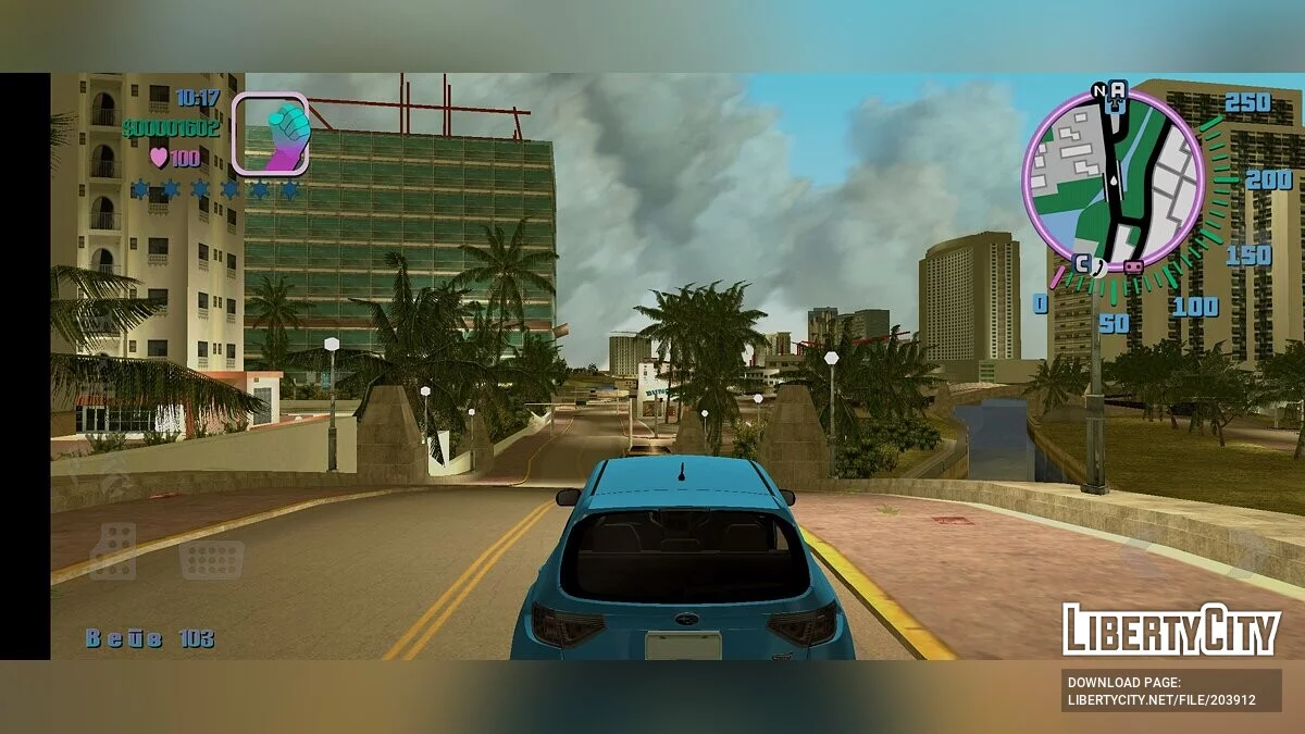 Toyota Subaru Impreza / GTA Vice City (iOS, Android)
