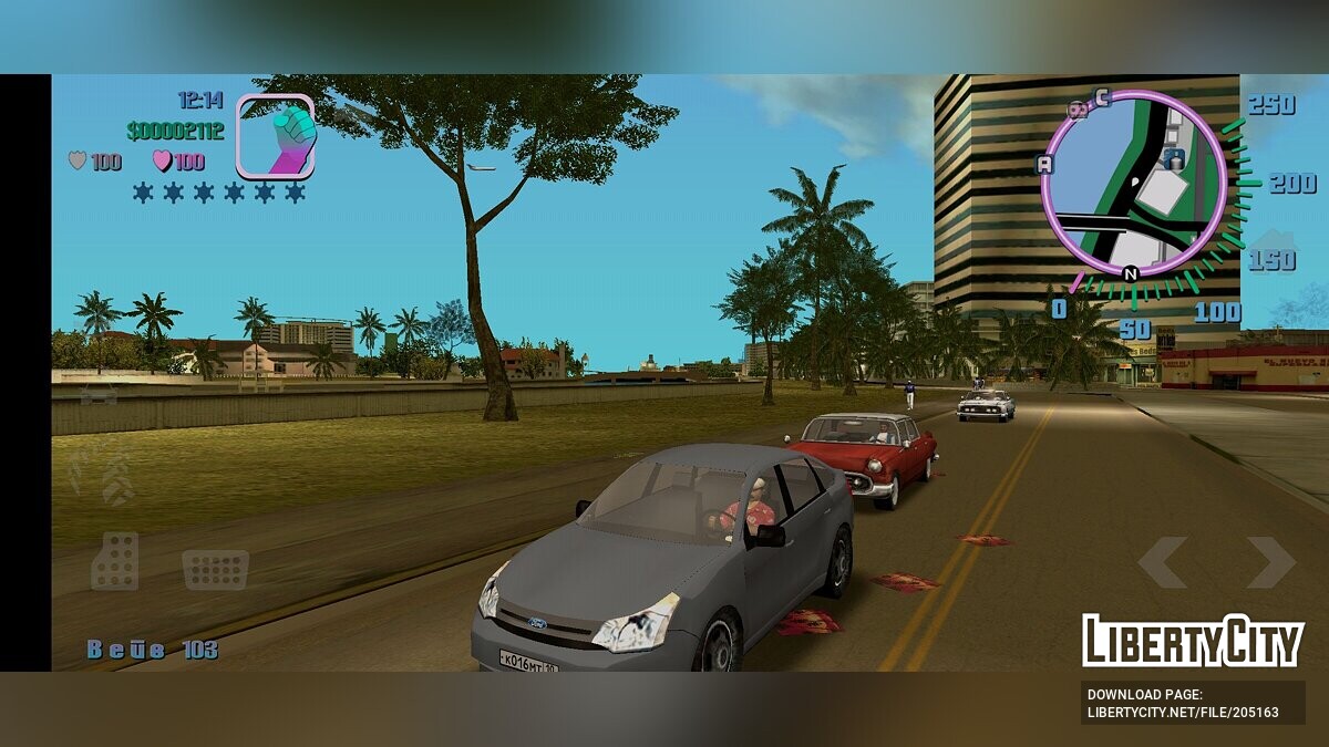 Транспорт для GTA Vice City (iOS, Android): 29 машин на ГТА Вайс Сити (iOS,  Андроид)