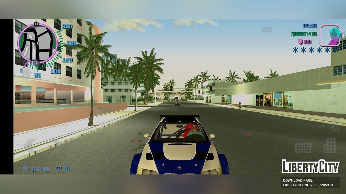 Транспорт для GTA Vice City (iOS, Android): 29 машин на ГТА Вайс Сити (iOS,  Андроид)