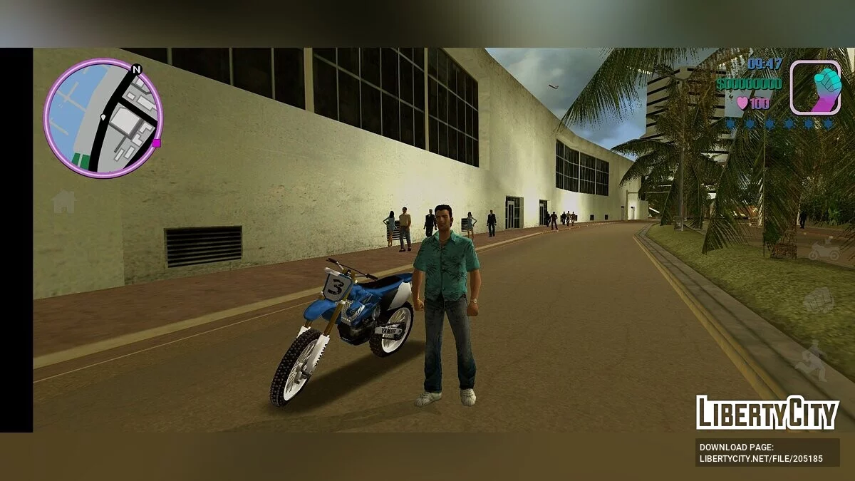 Yamaha YZ450F / GTA Vice City (iOS, Android)
