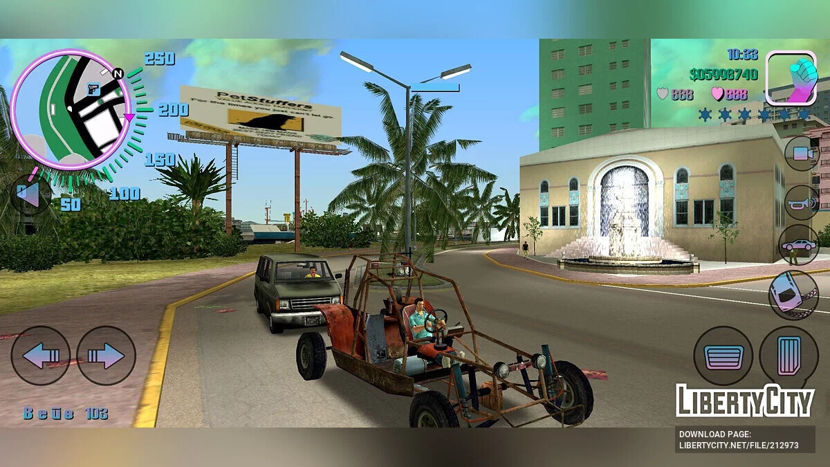 Багги из Half Life 2 / GTA Vice City (iOS, Android)