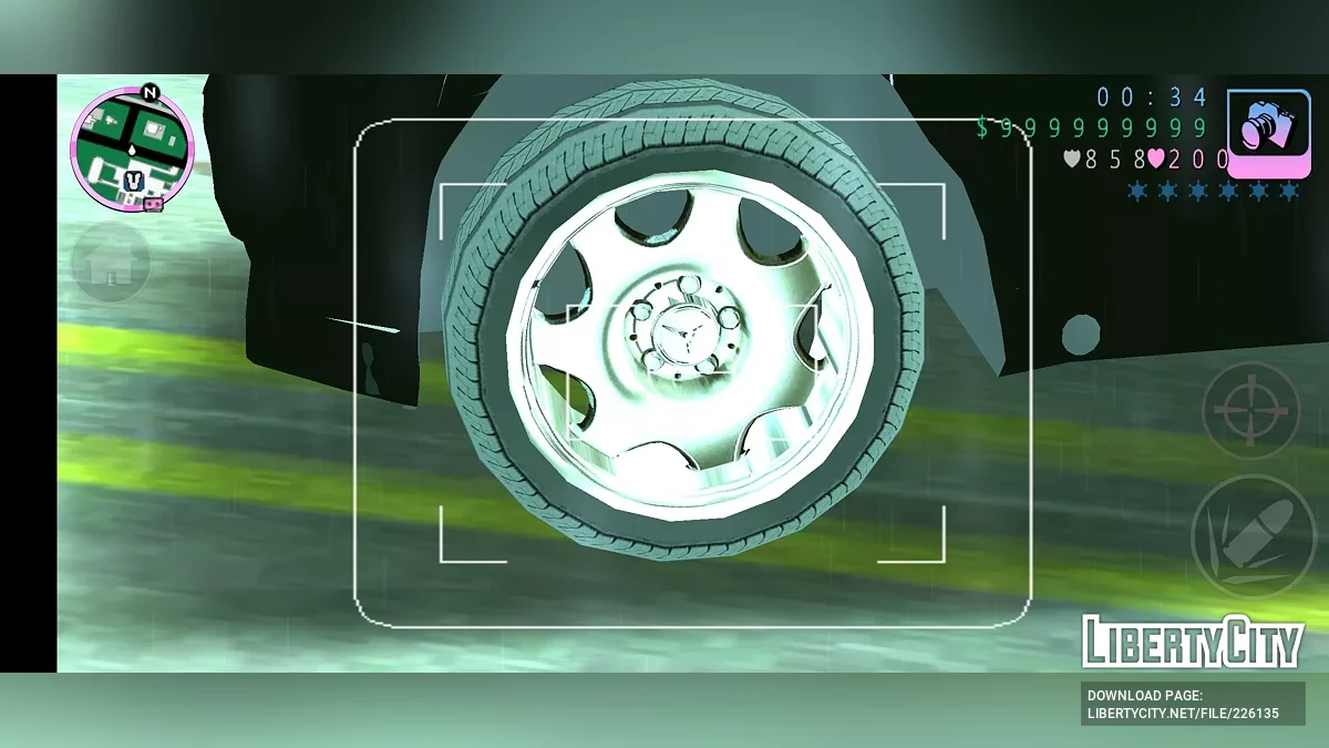Mercedes-Benz Vito Van / GTA Vice City (iOS, Android)