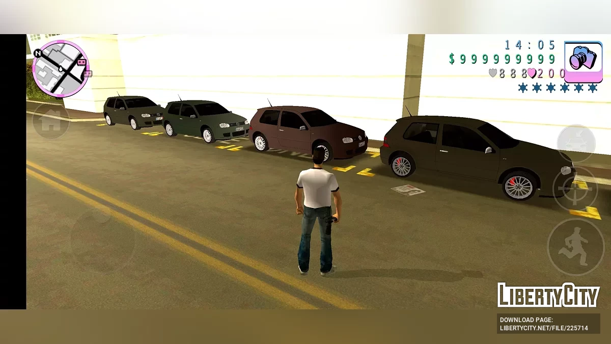 Volkswagen Golf / GTA Vice City (iOS, Android)