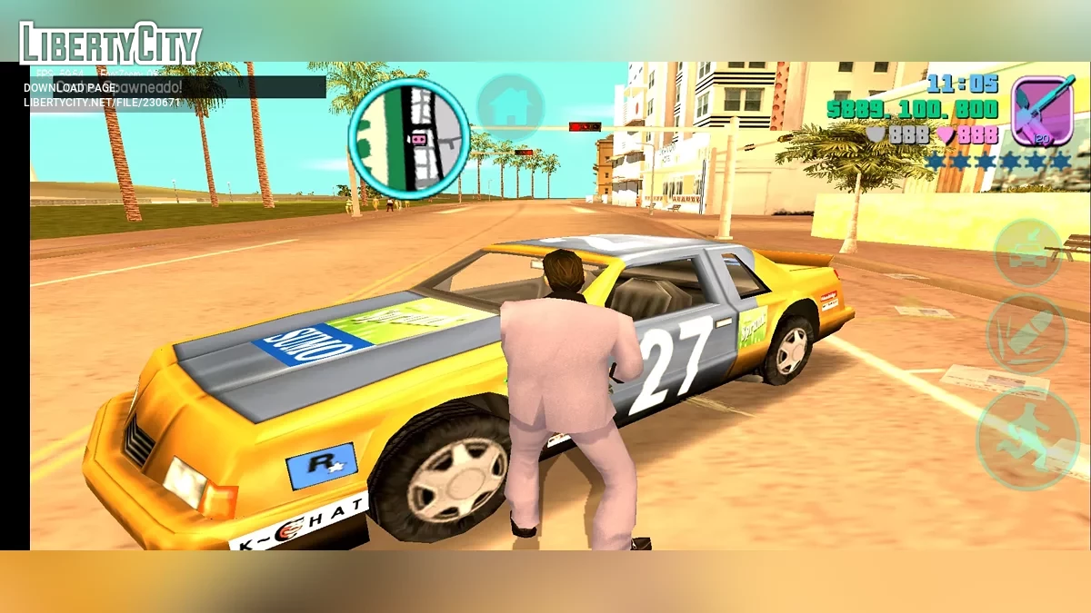 (Типа Последнее Обновление) Xbox'D PS2/PC Транспортные Средства 1.2 / GTA Vice City (iOS, Android)
