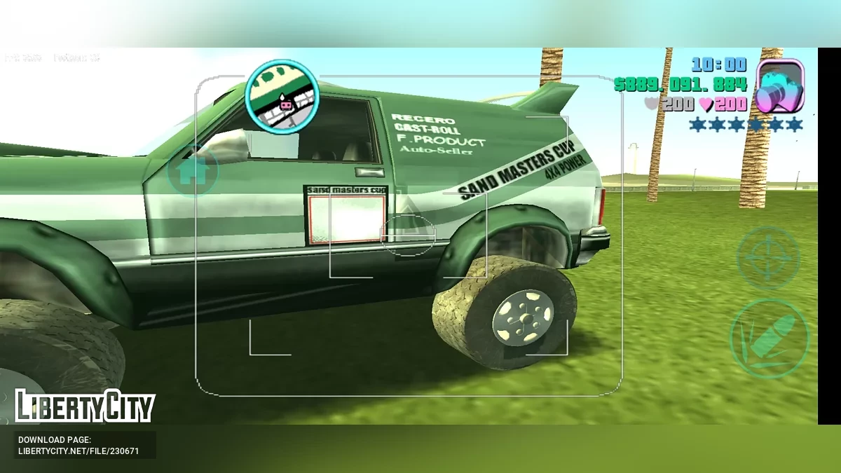 Мод автомобилей Xbox для PS2/PC 1.1 / GTA Vice City (iOS, Android)