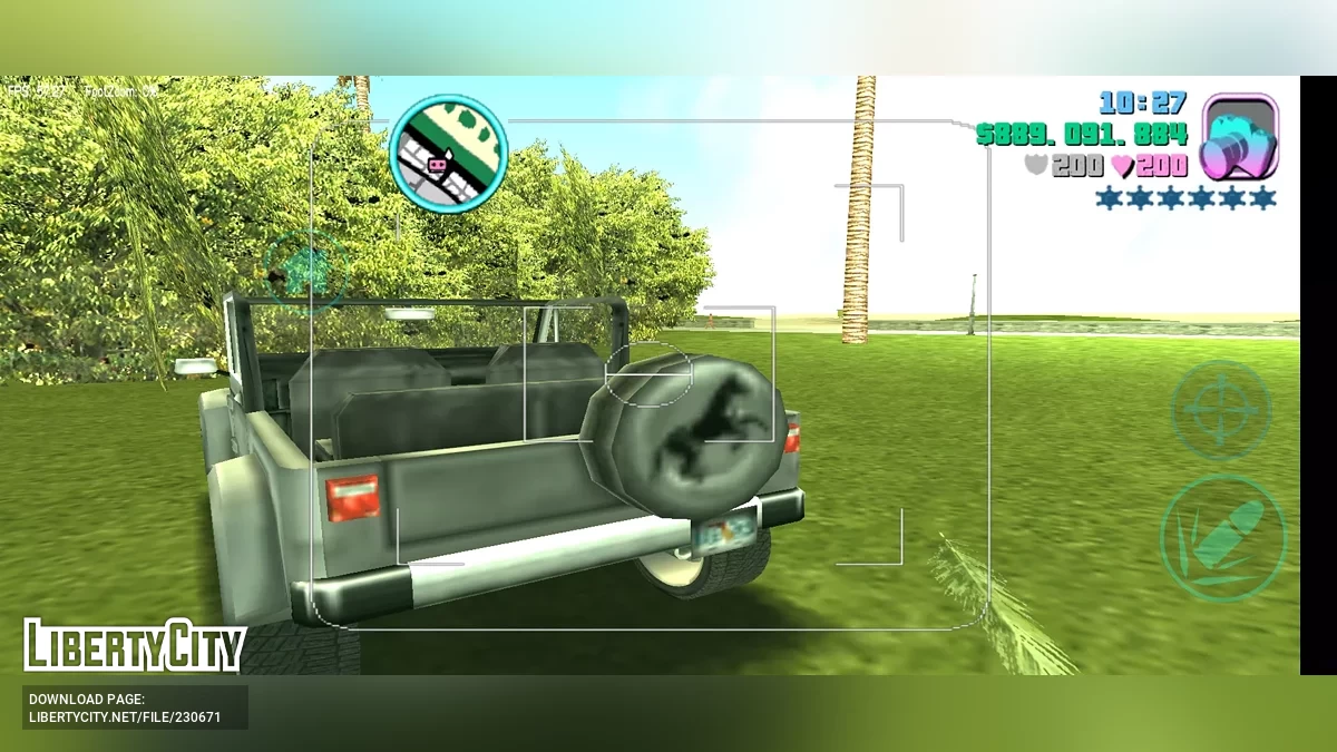 Мод автомобилей Xbox для PS2/PC 1.1 / GTA Vice City (iOS, Android)