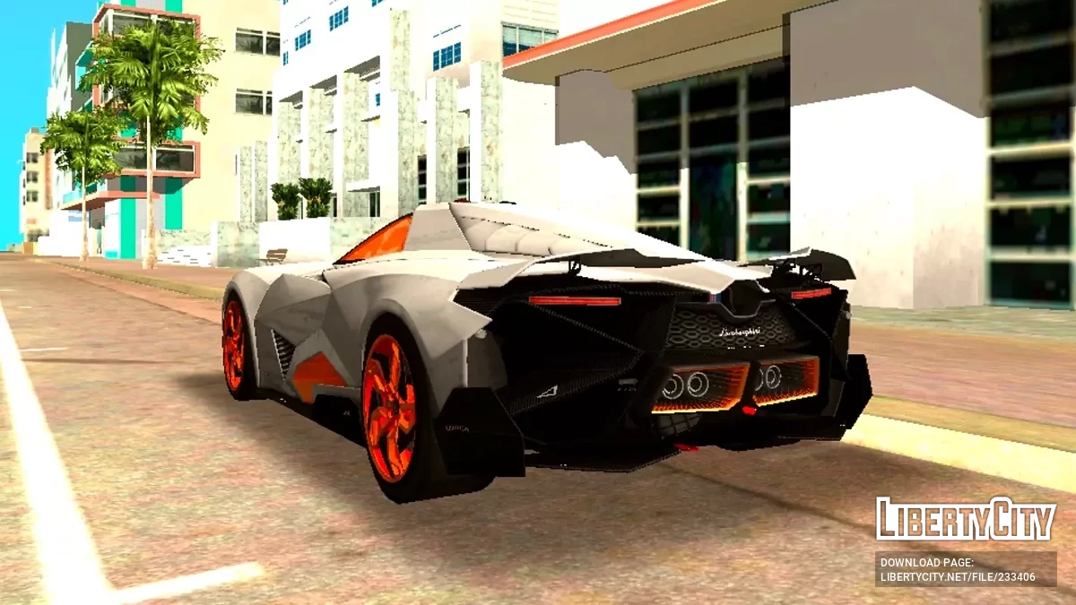 Lamborghini Egoista / GTA Vice City (iOS, Android)