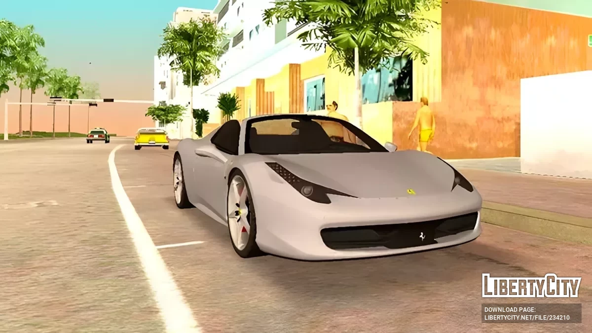 Ferrari 458 Spider / GTA Vice City (iOS, Android)