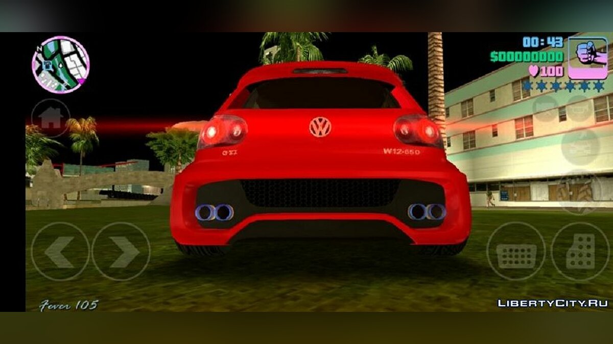 Volkswagen Gofl GTI W12-650 для GTA Vice City (iOS, Android) - Картинка #3