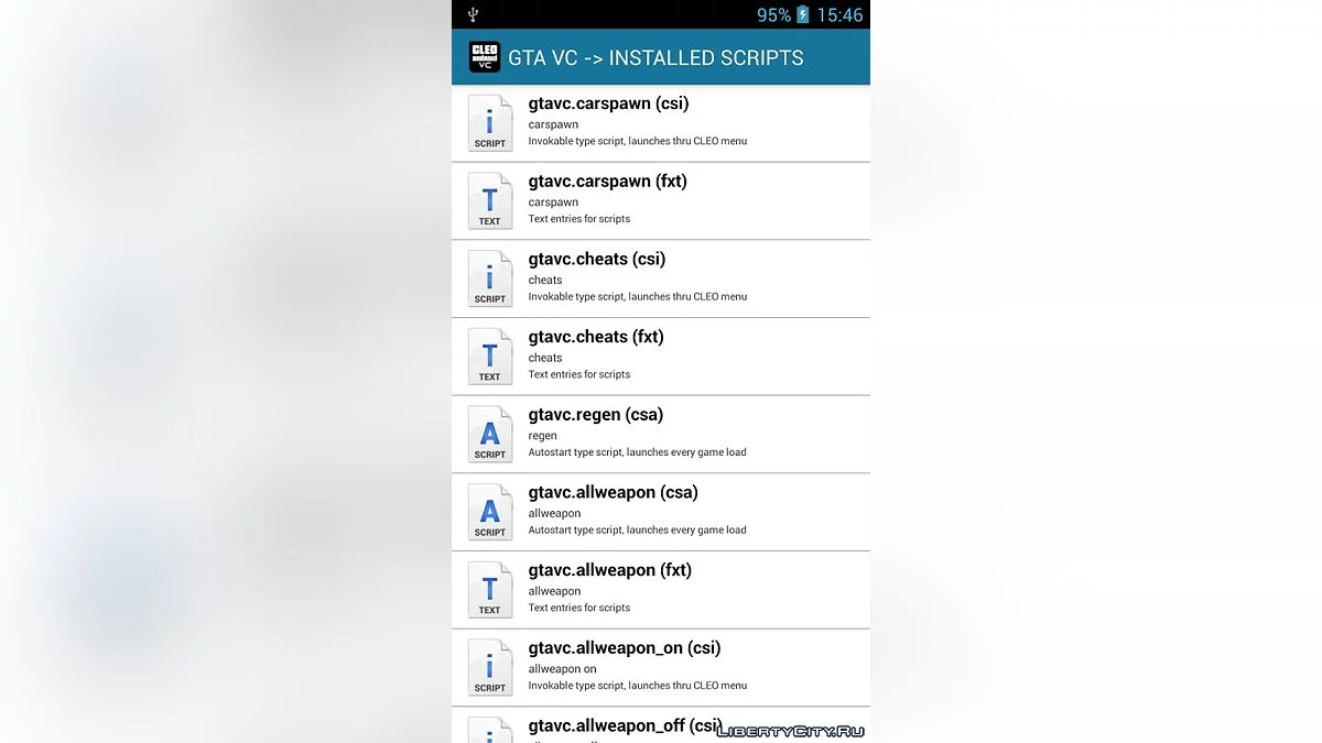 CLEO VC Android / GTA Vice City (iOS, Android)