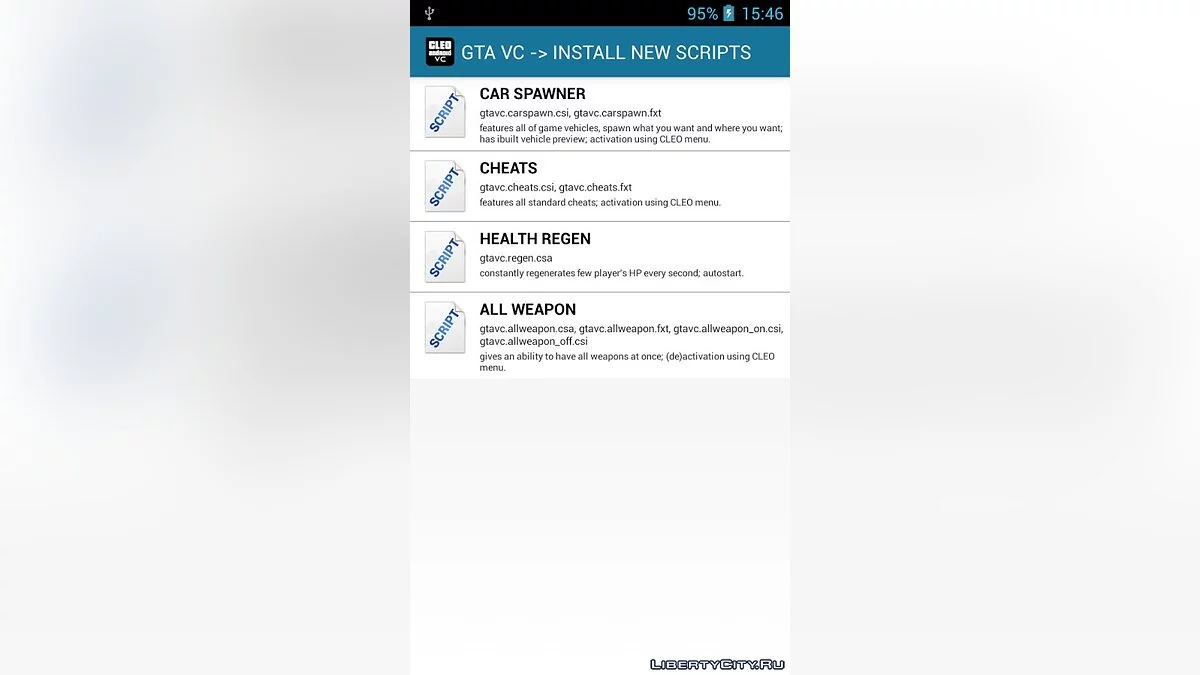 CLEO VC Android / GTA Vice City (iOS, Android)