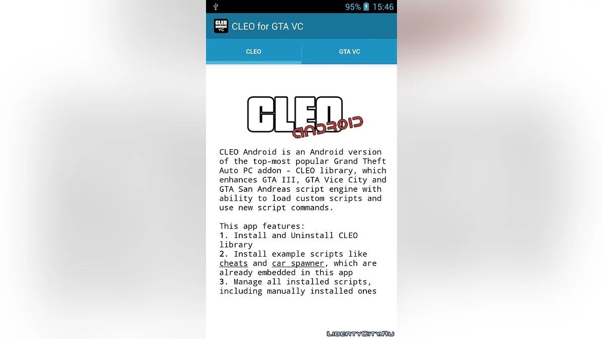 CLEO VC Android / GTA Vice City (iOS, Android)