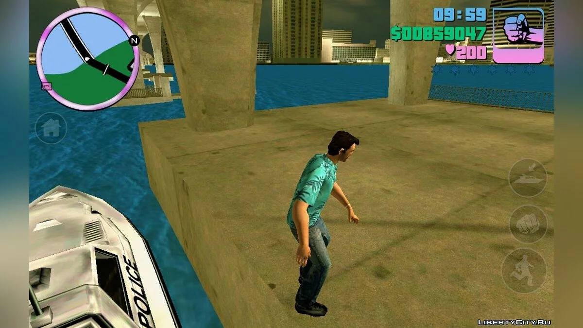 Плавание и паркур (android) / GTA Vice City (iOS, Android)