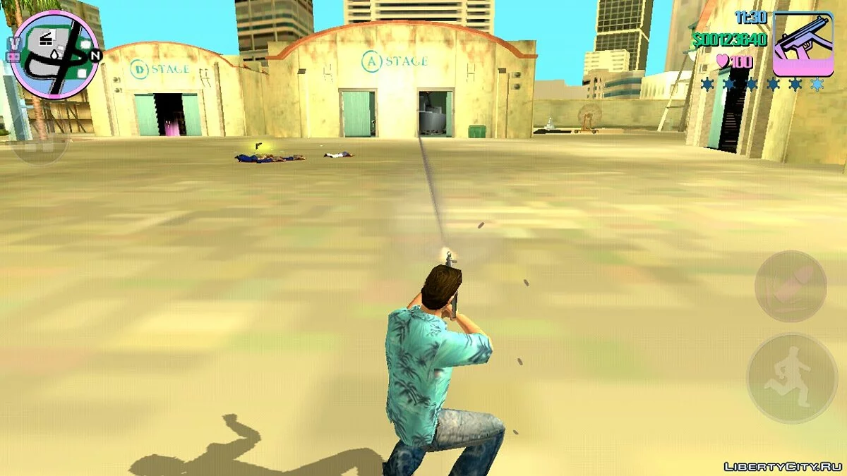 Возможность присесть  / GTA Vice City (iOS, Android)