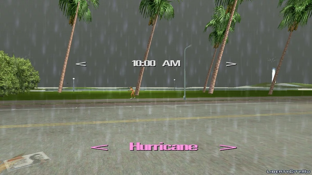 Выбор погоды и времени  / GTA Vice City (iOS, Android)
