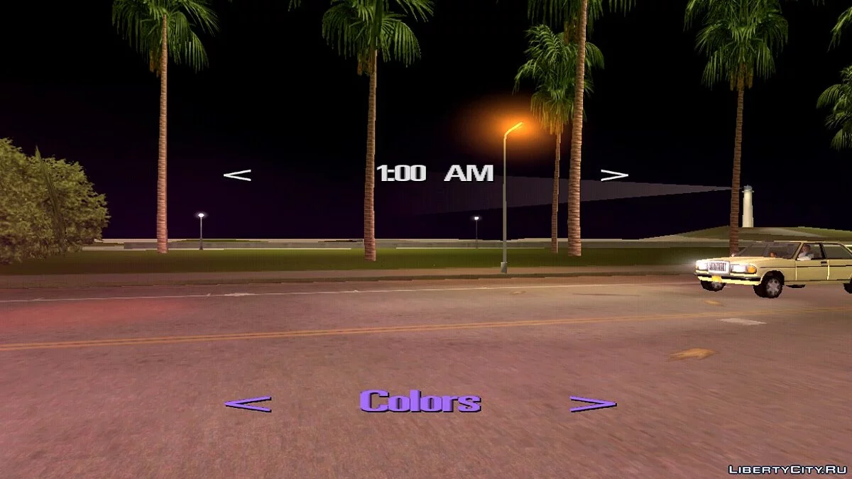 Выбор погоды и времени  / GTA Vice City (iOS, Android)