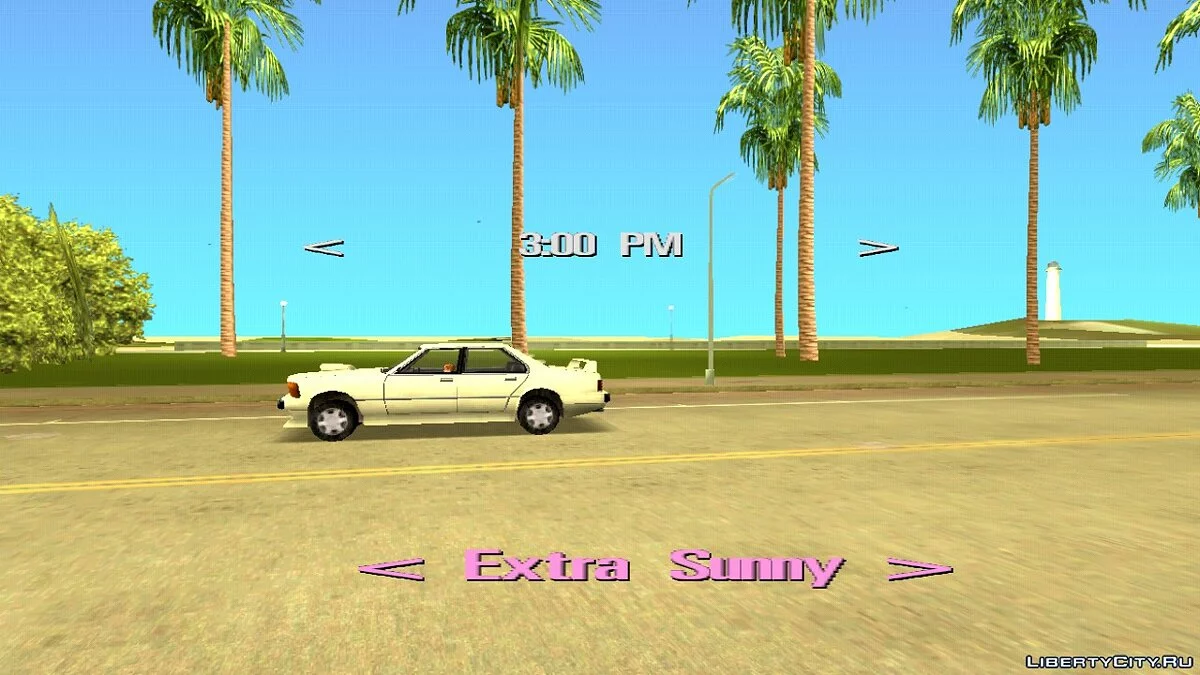 Выбор погоды и времени  / GTA Vice City (iOS, Android)