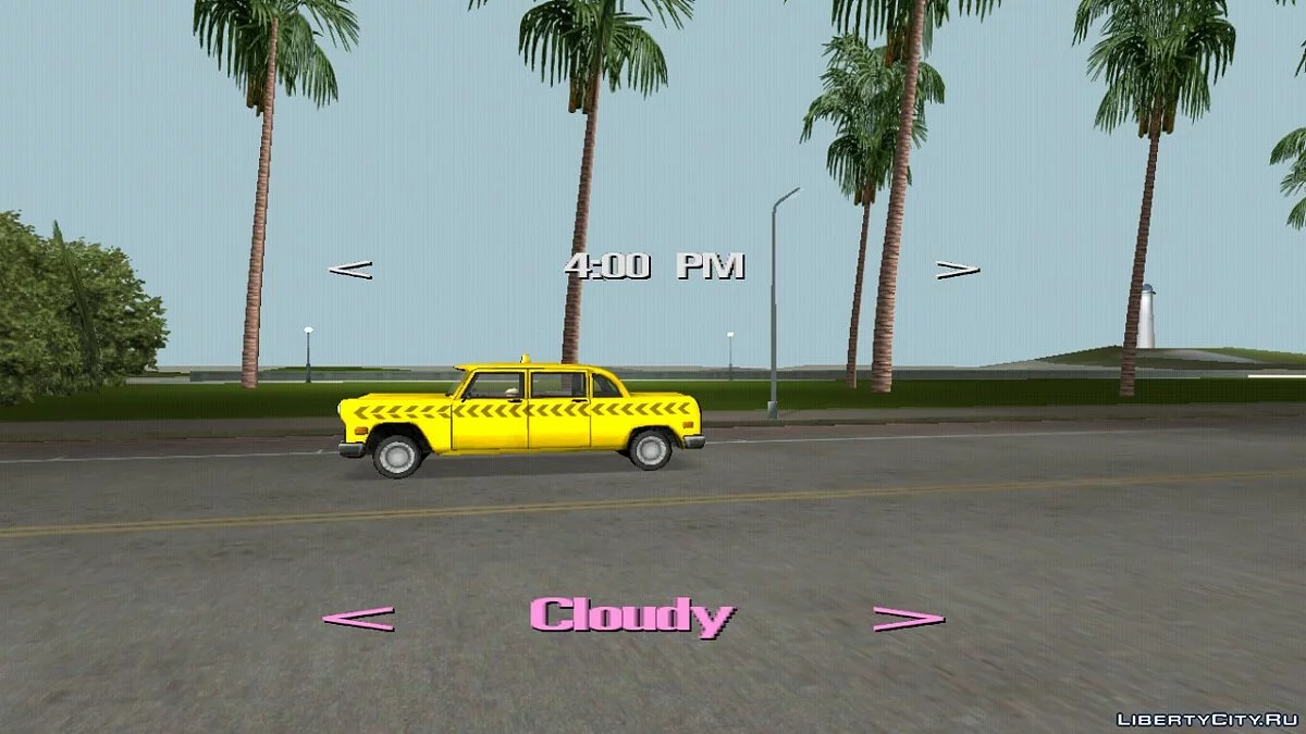 Выбор погоды и времени  / GTA Vice City (iOS, Android)