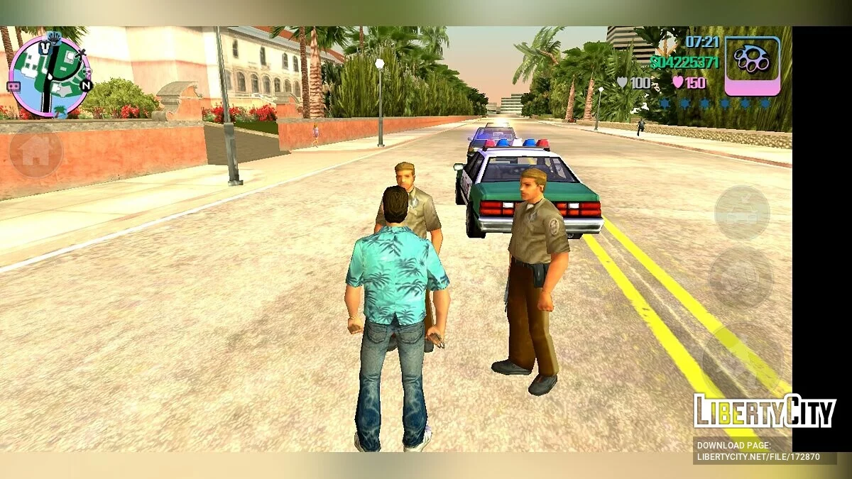 Возможность позвонить в полицию / GTA Vice City (iOS, Android)