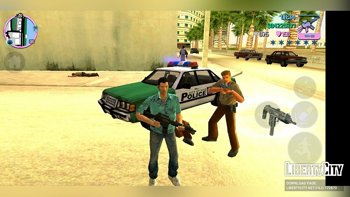 Ability to call the police for GTA Vice City (iOS, Android) - Картинка #6