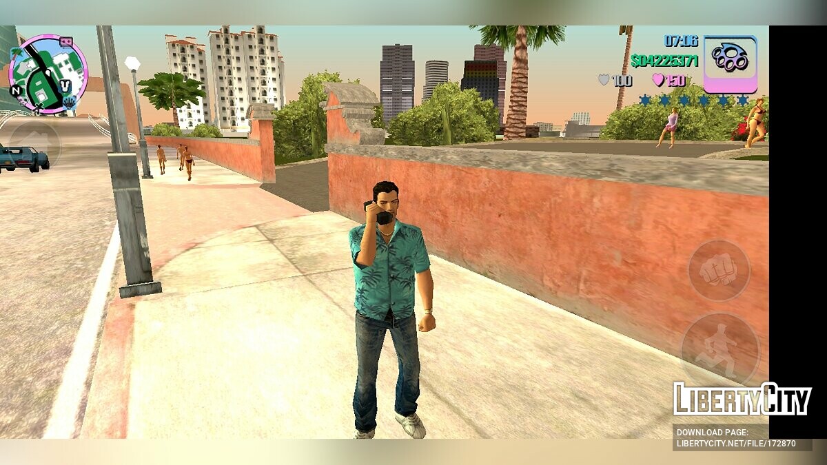 Ability to call the police for GTA Vice City (iOS, Android) - Картинка #1