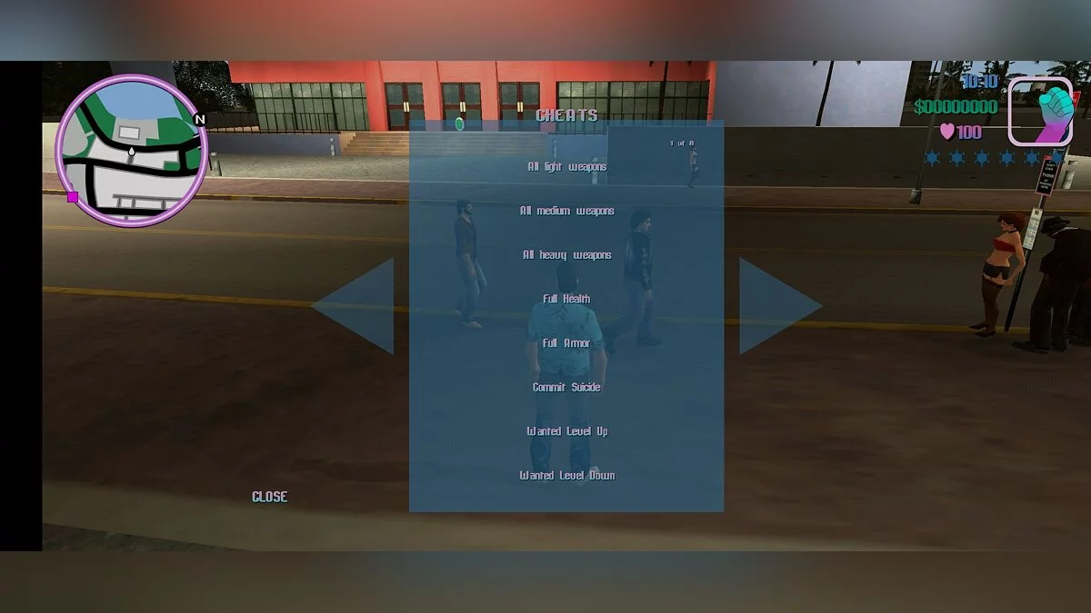Чит меню / GTA Vice City (iOS, Android)