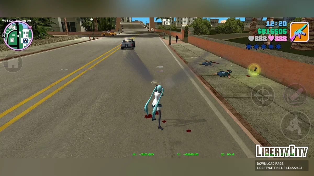 Стрельба без перезарядки (VC) / GTA Vice City (iOS, Android)