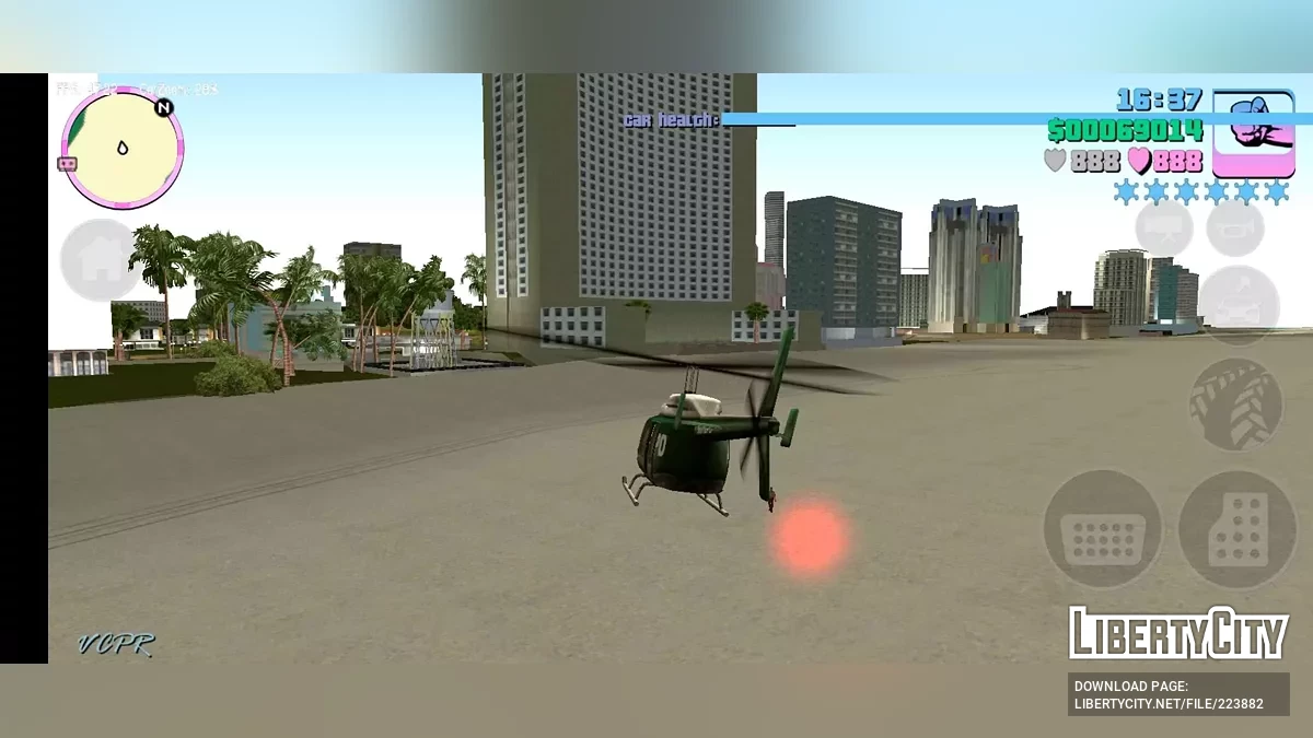 Возможность садиться в НПС-вертолёты / GTA Vice City (iOS, Android)