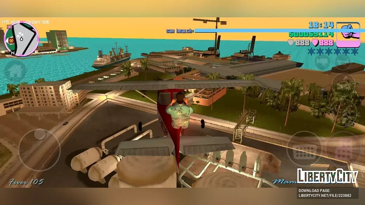 Возможность садиться в НПС-вертолёты / GTA Vice City (iOS, Android)