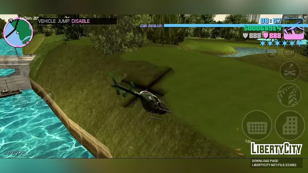 Возможность садиться в НПС-вертолёты / GTA Vice City (iOS, Android)