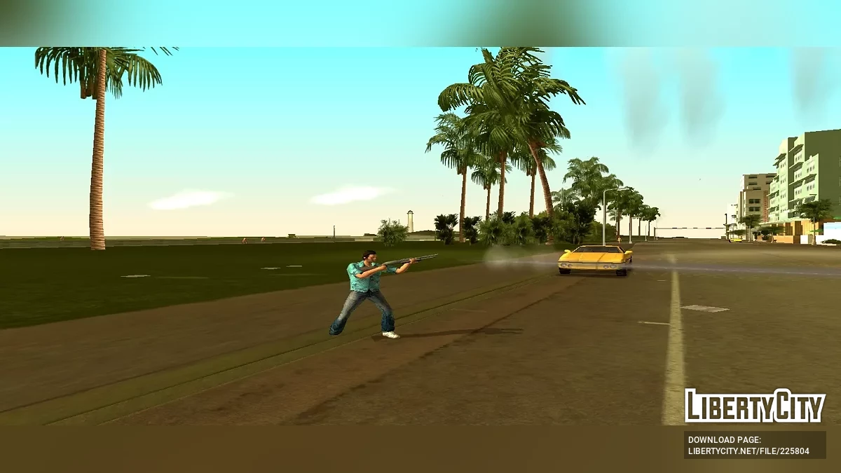Заморозить камеру / GTA Vice City (iOS, Android)