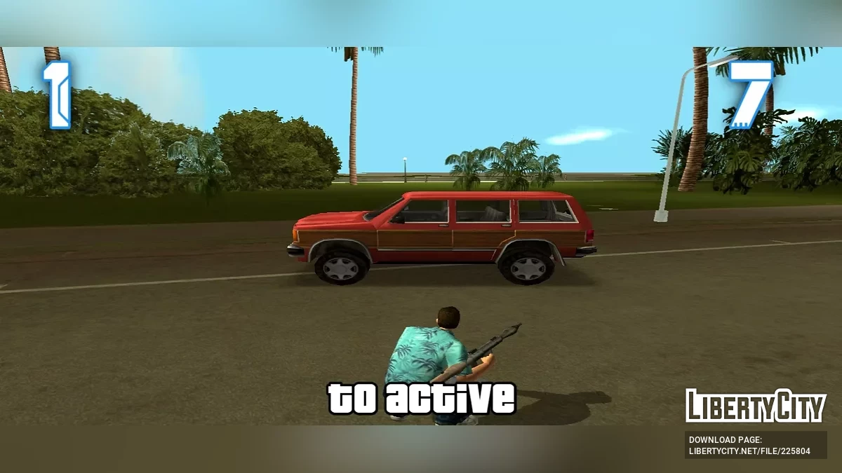 Заморозить камеру / GTA Vice City (iOS, Android)