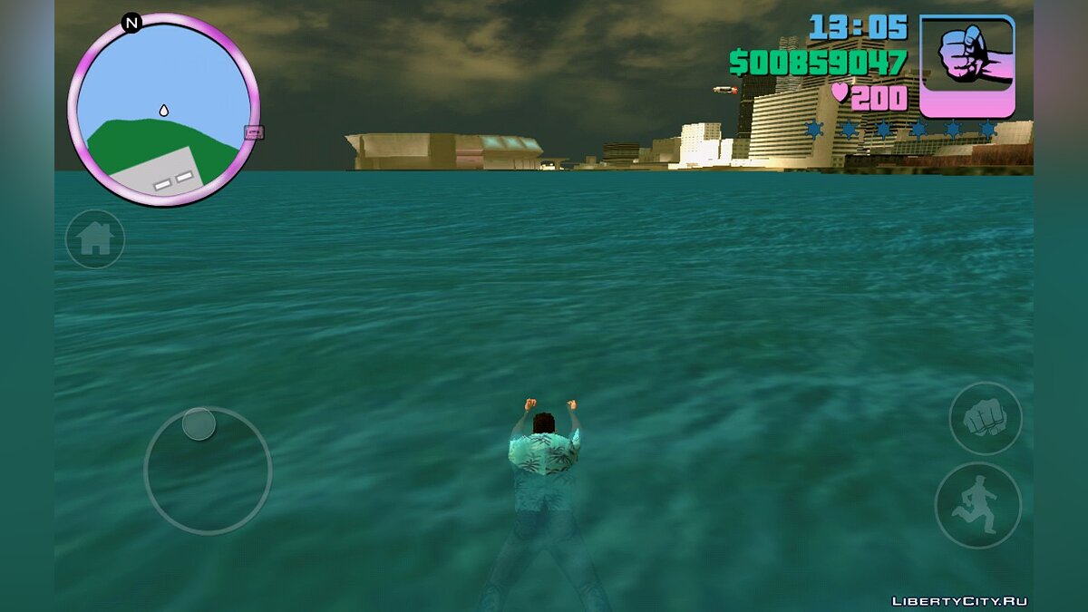 Плавание и паркур (android) для GTA Vice City (iOS, Android) - Картинка #1