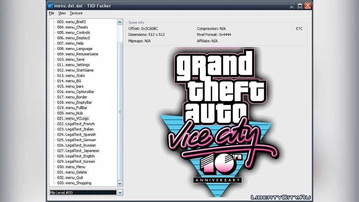 TXDFucker (сборки 415 и 777) / GTA Vice City (iOS, Android)